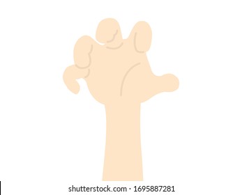 
Illustration einer Hand, die versucht zu greifen.