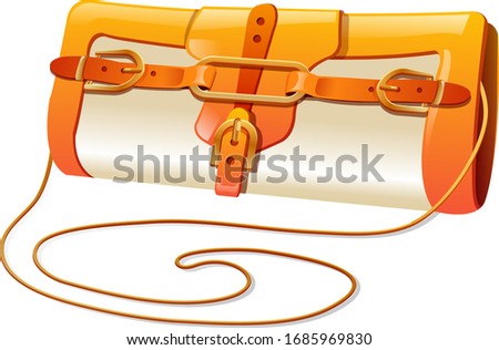 Illustration of handbag, with white background vector
