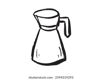 Illustration of an Handdrawn Coffee