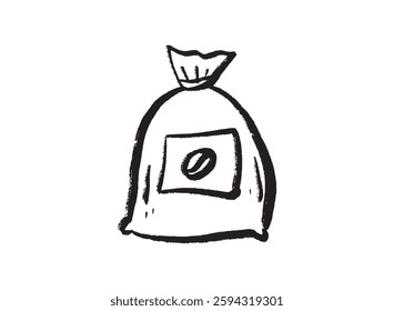 Illustration of an Handdrawn Coffee