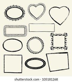 Illustration of Hand-Drawn Doodles and Design Elements.