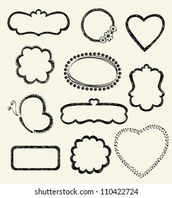 Illustration of Hand-Drawn Doodles and Design Elements.