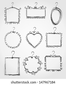 Illustration of Hand-Drawn Doodles and Design Elements.