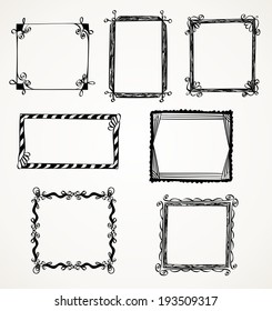 Illustration of Hand-Drawn Doodles and Design Elements.