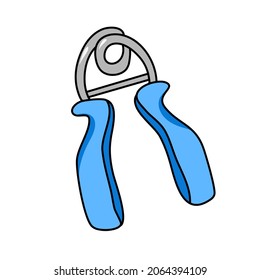 Illustration of handgrip perfect for icon, element of fitness design, symbol, logo and ect