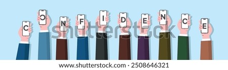 Similar – Image, Stock Photo Edges meet in many corners