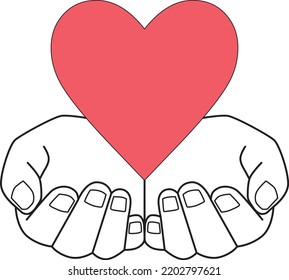 5,680 Hands around heart Images, Stock Photos & Vectors | Shutterstock