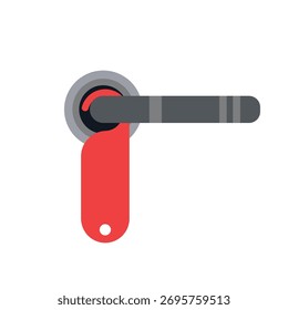 Illustration hang door do not disturb