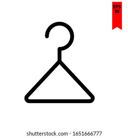 illustration of hanger flat icon