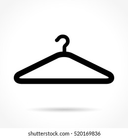 Illustration of hanger icon on white background