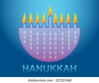 illustration for hanukkah