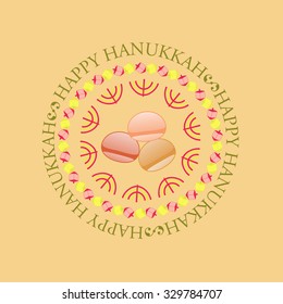 illustration for hanukkah