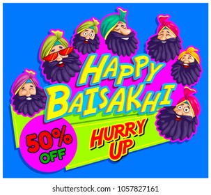 illustration of happy baisakhi