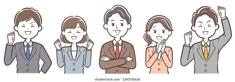 30代日本人男性stock Vectors Images Vector Art Shutterstock