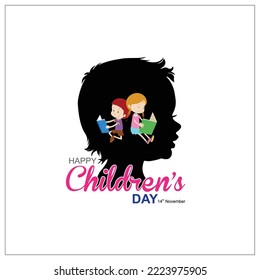 illustration of Happy Children's day concept