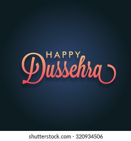 illustration of Happy Dussehra Holiday background.