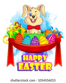 illustration of happy easter