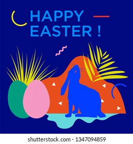 illustration of happy easter