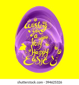 illustration of Happy Easter Background