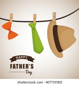 illustration of Happy fathers day 