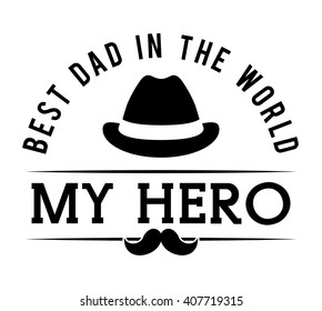 illustration of Happy fathers day 