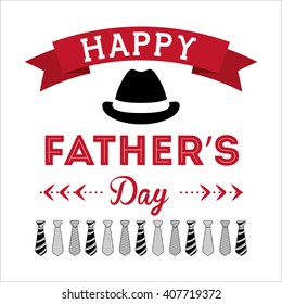 illustration of Happy fathers day 