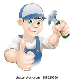 11,555 Cartoon Man With Hammer Images, Stock Photos & Vectors ...