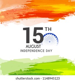 Illustration Of Happy Independence Day Background.