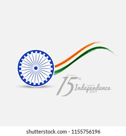 Illustration Of Happy Independence Day Background.