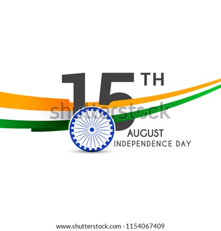 Illustration Of Happy Independence Day Background.