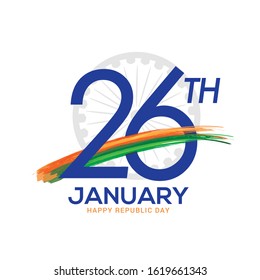 Illustration Of Happy Indian Republic Day.