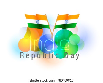 Illustration Of Happy Indian Republic day.