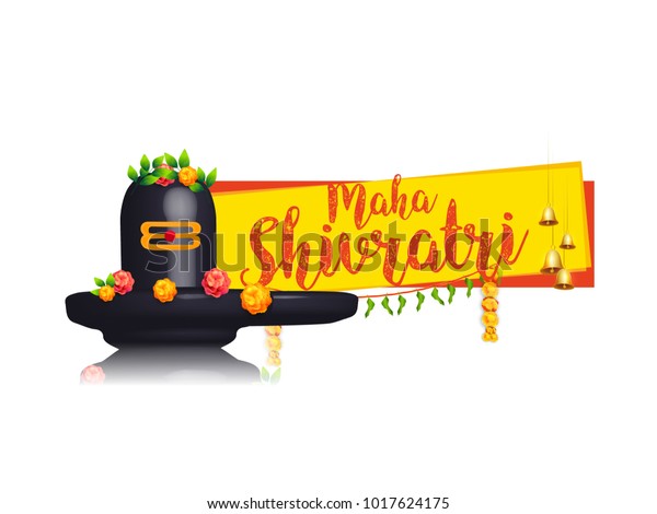 Illustration Happy Maha Shivaratri Hindu Festivalposter Stock Vector Royalty Free 1017624175 0227