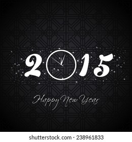 Illustration of Happy new year 2015 Text Design.
