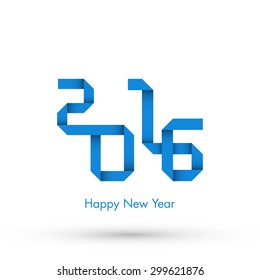 Illustration of happy new year,2016.