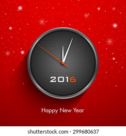 Illustration of happy new year,2016.