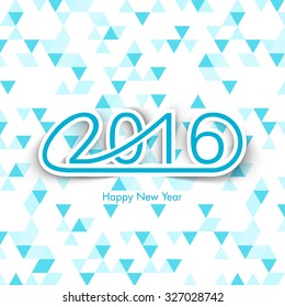 Illustration of happy new year,2016.