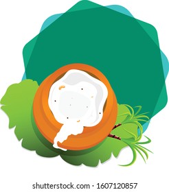 illustration of Happy Pongal Holiday Harvest Festival of Tamil Nadu South India greeting background - Vector Illustration