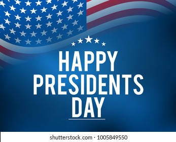 Illustration Of happy Presidents Day Background.