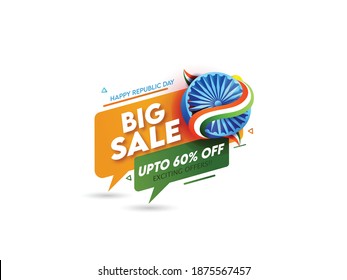 Illustration Of Happy Republic Day BIG SALE 60%OFF