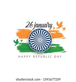 Illustration Happy Republic Day India Celebration26 Stock Vector ...