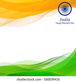 illustration of Happy Republic Day of India background