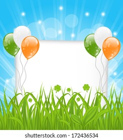 Illustration happy St Patricks day celebration card - vector