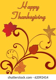 illustration for happy thanksgiving day celebration