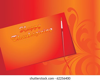 illustration for happy thanksgiving day celebration