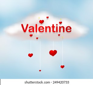 Illustration of happy valentine