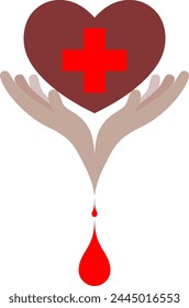 Illustration of Happy World Red Cross Day 