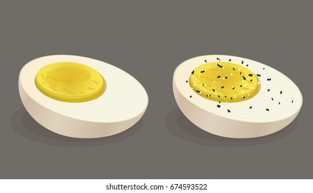 Boiled Egg Cartoon Hd Stock Images Shutterstock