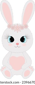 ilustración hare rabbit lindo conejito