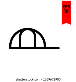 illustration of hat flat icon